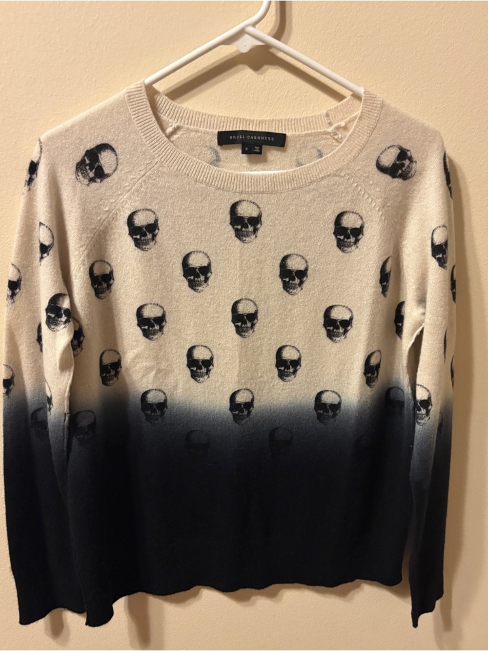 Skull Cashmere ombré skull cashmere sweater Sz S